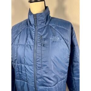The North Face Circaloft Jacket Packable Down Insulated Blue Puffer Womens L